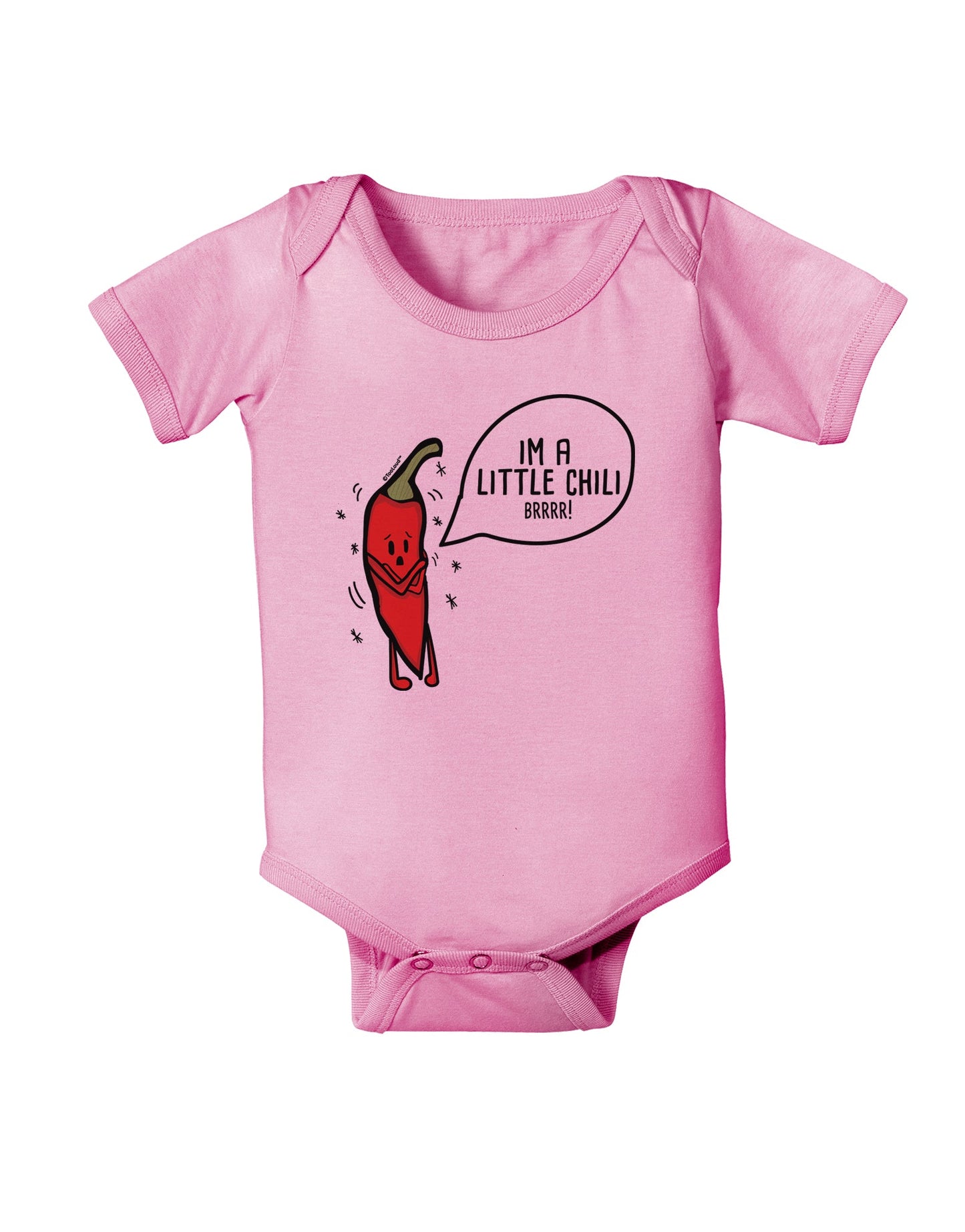 I'm a Little Chilli Baby Romper Bodysuit-Baby Romper-TooLoud-Pink-06-Months-Davson Sales