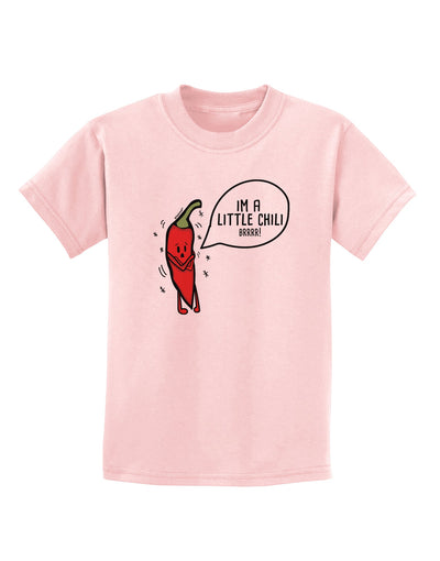 I'm a Little Chilli Childrens T-Shirt-Childrens T-Shirt-TooLoud-PalePink-X-Small-Davson Sales