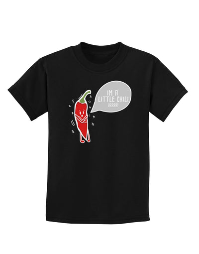 I'm a Little Chilli Childrens T-Shirt-Childrens T-Shirt-TooLoud-Black-X-Small-Davson Sales