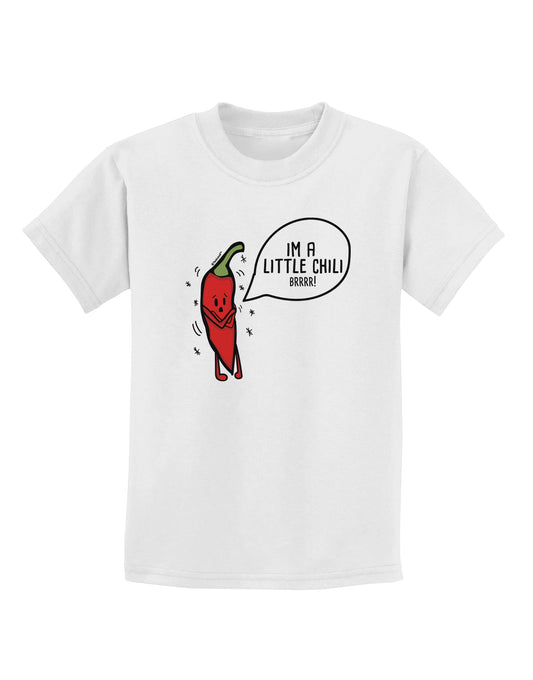 I'm a Little Chilli Childrens T-Shirt-Childrens T-Shirt-TooLoud-White-X-Small-Davson Sales