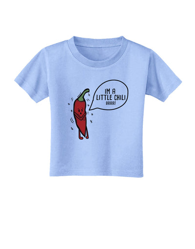 I'm a Little Chilli Toddler T-Shirt-Toddler T-shirt-TooLoud-Aquatic-Blue-2T-Davson Sales