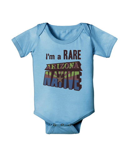 I'm a Rare Arizona Native Baby Romper Bodysuit-Baby Romper-TooLoud-LightBlue-06-Months-Davson Sales