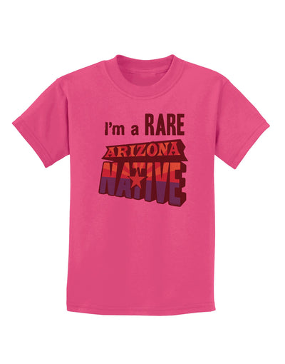 I'm a Rare Arizona Native Childrens T-Shirt-Childrens T-Shirt-TooLoud-Sangria-X-Small-Davson Sales