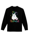 I'm a Unicorn Adult Long Sleeve Dark T-Shirt-TooLoud-Black-Small-Davson Sales