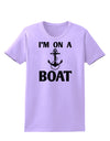 I'm on a BOAT Womens T-Shirt-Womens T-Shirt-TooLoud-Lavender-X-Small-Davson Sales