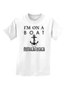 I'm on a Boat Motherfucker Childrens T-Shirt-Childrens T-Shirt-TooLoud-White-X-Small-Davson Sales