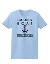 I'm on a Boat Motherfucker Womens T-Shirt-Womens T-Shirt-TooLoud-Light-Blue-X-Small-Davson Sales