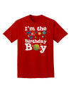 I'm the Birthday Boy - Outer Space Design Adult Dark T-Shirt by TooLoud-Mens T-Shirt-TooLoud-Red-Small-Davson Sales