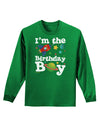 I'm the Birthday Boy - Outer Space Design Adult Long Sleeve Dark T-Shirt by TooLoud-TooLoud-Kelly-Green-Small-Davson Sales