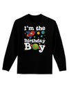 I'm the Birthday Boy - Outer Space Design Adult Long Sleeve Dark T-Shirt by TooLoud-TooLoud-Black-Small-Davson Sales