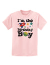 I'm the Birthday Boy - Outer Space Design Childrens T-Shirt by TooLoud-Childrens T-Shirt-TooLoud-PalePink-X-Small-Davson Sales