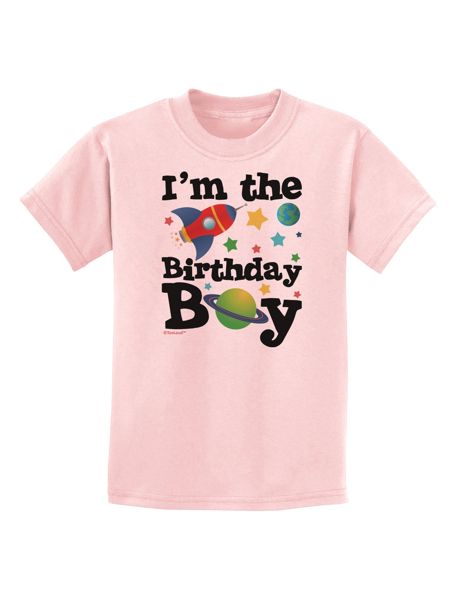 I'm the Birthday Boy - Outer Space Design Childrens T-Shirt by TooLoud-Childrens T-Shirt-TooLoud-White-X-Small-Davson Sales