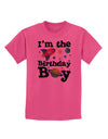 I'm the Birthday Boy - Outer Space Design Childrens T-Shirt by TooLoud-Childrens T-Shirt-TooLoud-Sangria-X-Small-Davson Sales