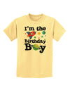 I'm the Birthday Boy - Outer Space Design Childrens T-Shirt by TooLoud-Childrens T-Shirt-TooLoud-Daffodil-Yellow-X-Small-Davson Sales