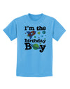 I'm the Birthday Boy - Outer Space Design Childrens T-Shirt by TooLoud-Childrens T-Shirt-TooLoud-Aquatic-Blue-X-Small-Davson Sales