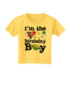 I'm the Birthday Boy - Outer Space Design Toddler T-Shirt by TooLoud-Toddler T-Shirt-TooLoud-Yellow-2T-Davson Sales