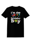 I'm the Birthday Boy - Outer Space Design Womens Dark T-Shirt by TooLoud-Womens T-Shirt-TooLoud-Black-X-Small-Davson Sales