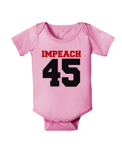 Impeach 45 Baby Romper Bodysuit by TooLoud-TooLoud-Pink-06-Months-Davson Sales