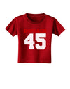 Impeach 45 Toddler T-Shirt Dark by TooLoud-TooLoud-Red-2T-Davson Sales