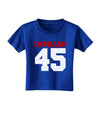 Impeach 45 Toddler T-Shirt Dark by TooLoud-TooLoud-Royal-Blue-2T-Davson Sales