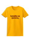 Imposible No Quererte Womens T-Shirt by TooLoud-Womens T-Shirt-TooLoud-Gold-X-Small-Davson Sales