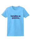 Imposible No Quererte Womens T-Shirt by TooLoud-Womens T-Shirt-TooLoud-Aquatic-Blue-X-Small-Davson Sales