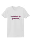 Imposible No Quererte Womens T-Shirt by TooLoud-Womens T-Shirt-TooLoud-White-X-Small-Davson Sales