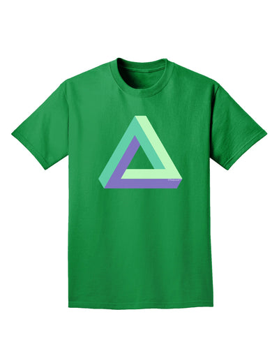 Impossible Triangle Loop Adult Dark T-Shirt-Mens T-Shirt-TooLoud-Kelly-Green-Small-Davson Sales