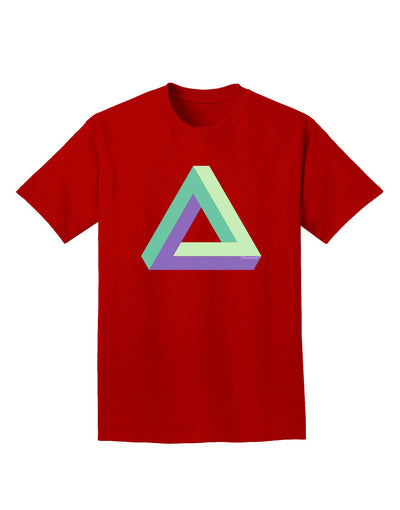 Impossible Triangle Loop Adult Dark T-Shirt-Mens T-Shirt-TooLoud-Red-Small-Davson Sales