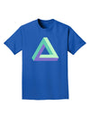 Impossible Triangle Loop Adult Dark T-Shirt-Mens T-Shirt-TooLoud-Royal-Blue-Small-Davson Sales