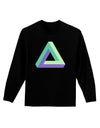 Impossible Triangle Loop Adult Long Sleeve Dark T-Shirt-TooLoud-Black-Small-Davson Sales