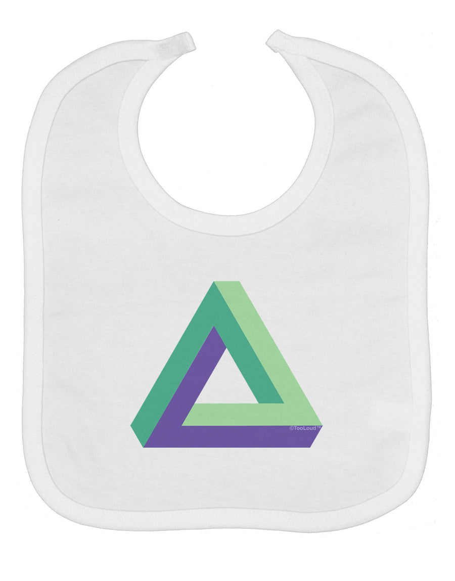 Impossible Triangle Loop Baby Bib