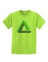 Impossible Triangle Loop Childrens T-Shirt-Childrens T-Shirt-TooLoud-Lime-Green-X-Small-Davson Sales