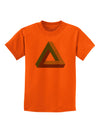 Impossible Triangle Loop Childrens T-Shirt-Childrens T-Shirt-TooLoud-Orange-X-Small-Davson Sales