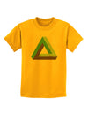 Impossible Triangle Loop Childrens T-Shirt-Childrens T-Shirt-TooLoud-Gold-X-Small-Davson Sales