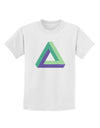 Impossible Triangle Loop Childrens T-Shirt-Childrens T-Shirt-TooLoud-White-X-Small-Davson Sales