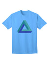 Impossible Triangle Loop - Premium Adult T-Shirt for the Modern Individual-Mens T-shirts-TooLoud-Aquatic-Blue-Small-Davson Sales