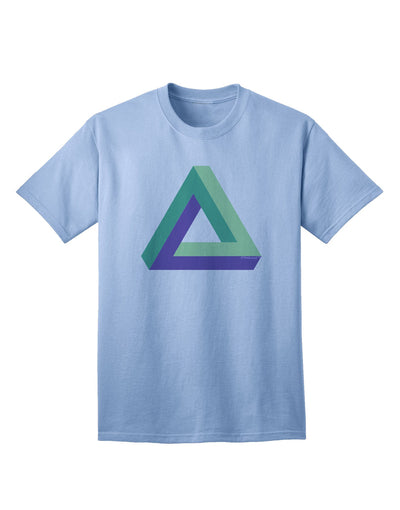 Impossible Triangle Loop - Premium Adult T-Shirt for the Modern Individual-Mens T-shirts-TooLoud-Light-Blue-Small-Davson Sales