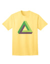 Impossible Triangle Loop - Premium Adult T-Shirt for the Modern Individual-Mens T-shirts-TooLoud-Yellow-Small-Davson Sales