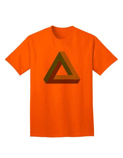 Impossible Triangle Loop - Premium Adult T-Shirt for the Modern Individual-Mens T-shirts-TooLoud-Orange-Small-Davson Sales