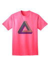 Impossible Triangle Loop - Premium Adult T-Shirt for the Modern Individual-Mens T-shirts-TooLoud-Neon-Pink-Small-Davson Sales