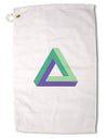 Impossible Triangle Loop Premium Cotton Golf Towel - 16 x 25 inch-Golf Towel-TooLoud-16x25"-Davson Sales