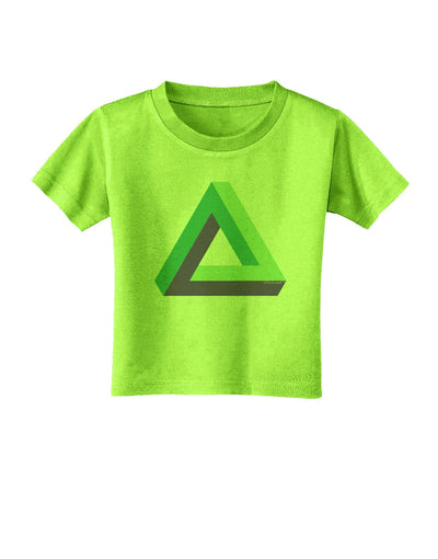 Impossible Triangle Loop Toddler T-Shirt-Toddler T-Shirt-TooLoud-Lime-Green-2T-Davson Sales