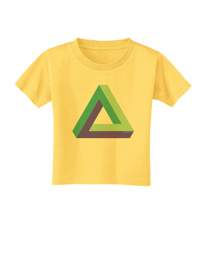 Impossible Triangle Loop Toddler T-Shirt-Toddler T-Shirt-TooLoud-Yellow-2T-Davson Sales