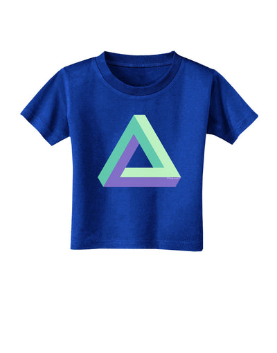 Impossible Triangle Loop Toddler T-Shirt Dark-Toddler T-Shirt-TooLoud-Royal-Blue-2T-Davson Sales