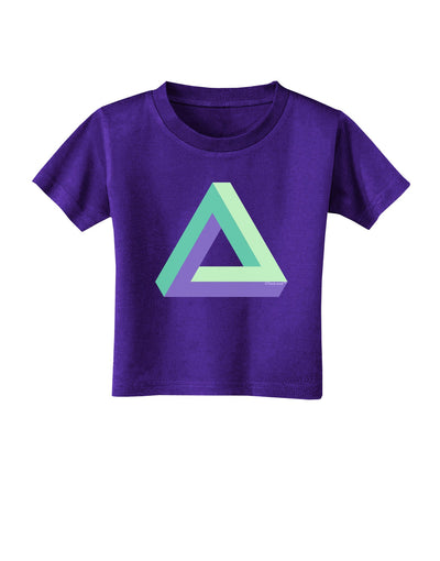 Impossible Triangle Loop Toddler T-Shirt Dark-Toddler T-Shirt-TooLoud-Purple-2T-Davson Sales