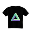 Impossible Triangle Loop Toddler T-Shirt Dark-Toddler T-Shirt-TooLoud-Black-2T-Davson Sales