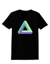 Impossible Triangle Loop Womens Dark T-Shirt-TooLoud-Black-X-Small-Davson Sales