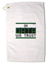 In Data We Trust Premium Cotton Golf Towel - 16 x 25 inch-Golf Towel-TooLoud-16x25"-Davson Sales