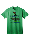 Inclusive Adult T-Shirt Promoting Equality, Liberty, and Justice for All-Mens T-shirts-TooLoud-Kelly-Green-Small-Davson Sales